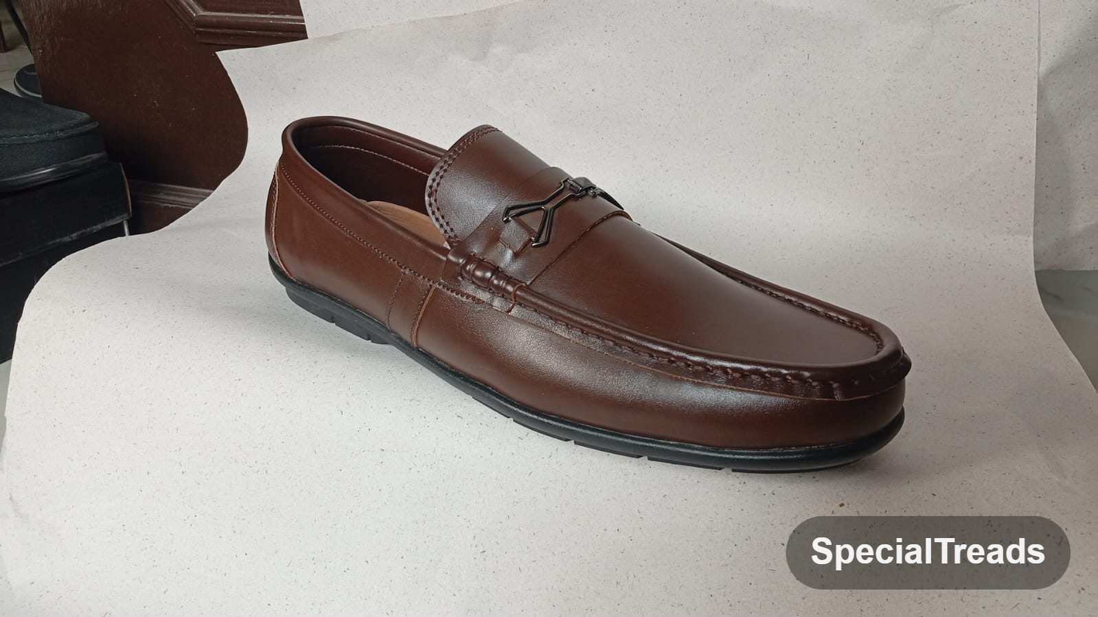 Tan cognac bit loafer original product photo