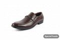 SpecialTreads Men's Dark Brown Horsebit Loafer – front three-quarter view